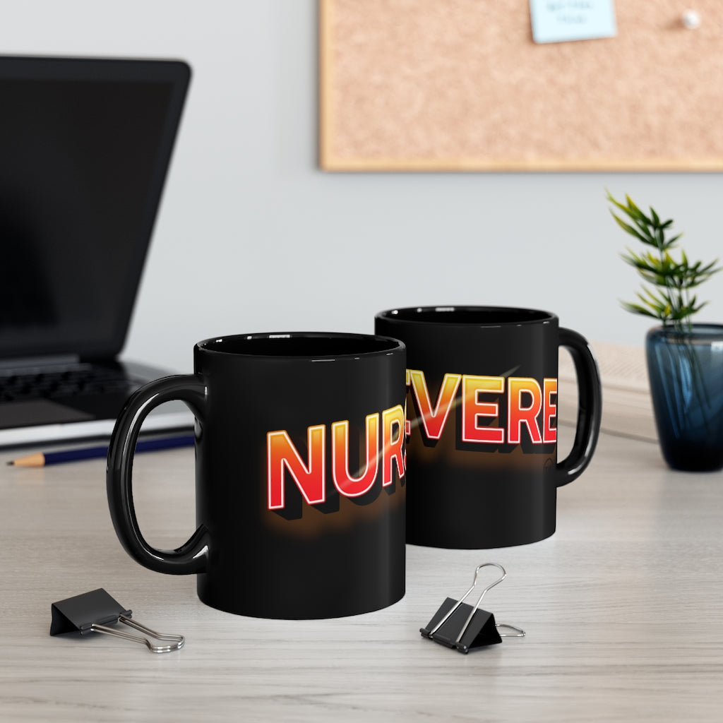 Black Nursevere mug 11oz